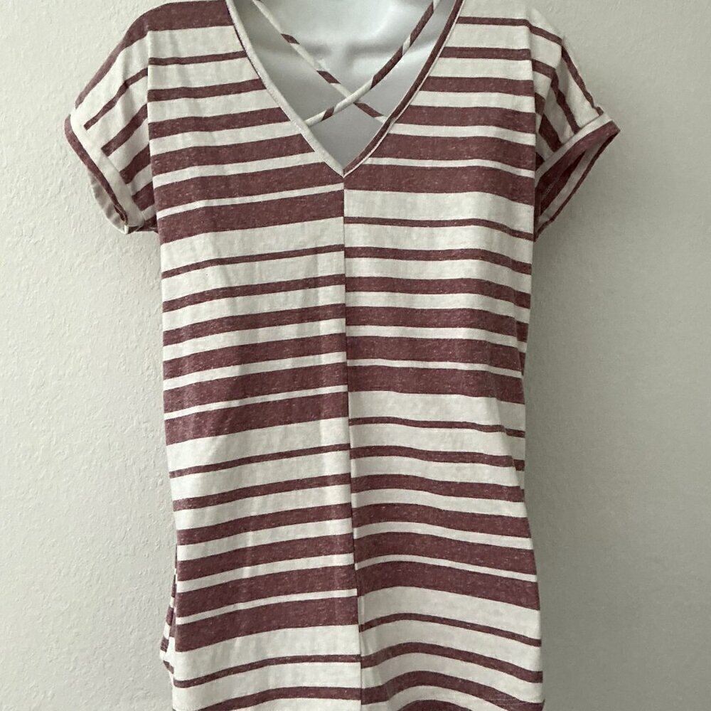 LOVELY SOULS STRIPED PRINT TOP - Picture 2 of 7